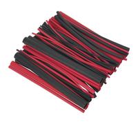 Heat Shrink Tubing Assortment 72pc Black & Red Adhesive Lined 200mm