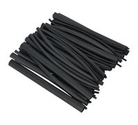 Sealey 72 Piece Adhesive Lined Heat Shrink Tubing Assortment Black