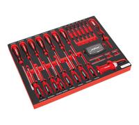 Sealey Tbtp04 Tool Tray with Screwdriver Set 72Pc