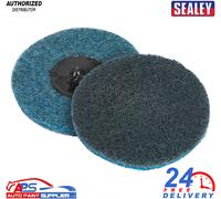 Sealey 75mm Quick Change Fine Prep Pads Pack of 10 - PTCQC75F