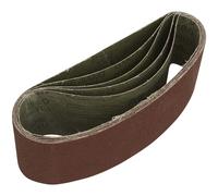 Sealey 76 x 457mm Sanding Belt 80Grit - Pack of 5