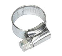 Sealey 8-14mm Zinc Plated Hose Clip - Pack Of 30 Din 3017 - Silver Shc000