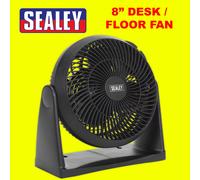 Sealey SFF08 Desk/Floor Fan 3-Speed 8in 230V