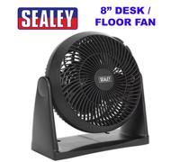 Sealey SFF08 Desk/Floor Fan 3-Speed 8in 230V