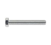 Sealey 8.8 Zinc Plated HT Setscrew M14 x 100mm, DIN 933 - Pack of 10 SS14100