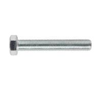 Sealey 8.8 Zinc Plated HT Setscrew M16 x 100mm, DIN 933 - Pack of 5 SS16100