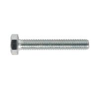 Sealey 8.8 Zinc Plated HT Setscrew M8 x 50mm, DIN 933 - Pack of 50 SS850