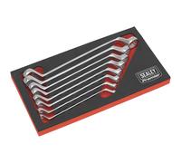 Sealey 8 Piece Offset Double End Ring Spanner Set