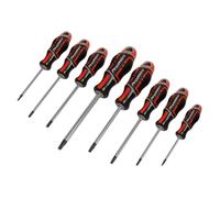 Sealey Screwdriver Set GripMAX® Security TRX-Star* 8pc Red AK4323