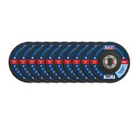 Sealey Flap Discs FD1158010 - Zirconium 80 Grit Ø115mm, bore Ø22mm - Pack of 10