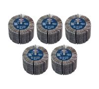 Sealey Abrasive Flap Wheel Ø80 x 40mm 80Grit Ø6mm Shaft - Pack of 5 - FW8040805