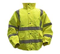 Sealey Quilted Lining Hi Vis Jacket Yellow L