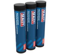 Sealey 85g Multipurpose Lithium Grease Cartridge Pack of 3