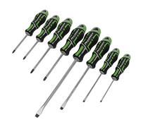 Sealey Screwdriver Set8 Piece GripMax - Hi-vis Green