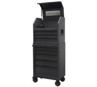 Sealey AP27BESTACK Superline PRO Black Edition Tool Chest Combination with 9 Sof