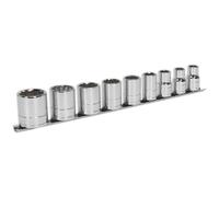 Sealey Ak2677 Socket Set 9Pc 1/2Sq Drive Whitworth