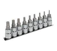 Sealey Ak6222 TRX-P Socket Bit Set 9Pc 3/8Sq Drive 50Mm