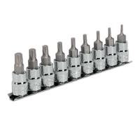Sealey 9 Piece 3/8" Drive Torx Plus Socket Bit Set 3/8" 50mm