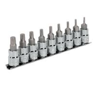 Sealey 9 Piece 3/8" Drive Torx Plus Socket Bit Set 50mm