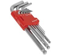 Sealey Ak7139 Ball-End Hex Key Set 9Pc Long Metric