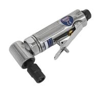 Sealey 90 Angle Air Die Grinder With Aluminium Body & Trigger Silver Sa674