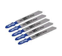Sealey 92mm 17-24 Tpi Metal Jigsaw Blade For Power Tools Pack Of 5 Pcs Sjbt118A