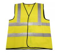 Sealey WorkSafe Hi Vis Waistcoat Yellow XL