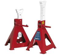 Sealey Sealey AAS10000 Pair of 10 Tonne Auto Rise Ratchet Axle Stands (10T per stand)