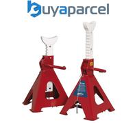 Sealey AAS5000 Auto Rise Ratchet Axle Stands (Pair) 5 Tonne Capacity per Stand