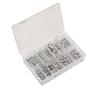 Sealey Ab009Gn Grease Nipple Assortment 130Pc - Metric, Bsp & Unf