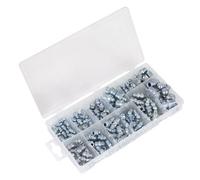 Sealey Grease Nipple Assortment 130Pc - Metric, Bsp & Unf
