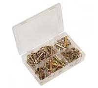 Sealey AB022LP Linch Pin Assortment 50Pc Metric