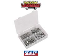 Sealey AB028SN Steel Nut Assortment 370Pc M5-M10 Metric