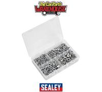 Sealey AB029SN Steel Nut Assortment 320Pc 1/4in-1/2inUnf