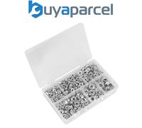 Sealey AB031FN Flange Nut Assortment M5-M12 Serrated 390pc