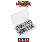 Sealey 300 Piece Nylon Lock Nut Assortment Metric