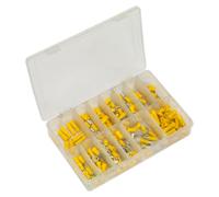 Sealey Crimp Terminal Assortment 140pc Yellow