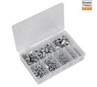 Sealey AB046SN Steel Nut Assortment 255Pc M4-M16 Metric