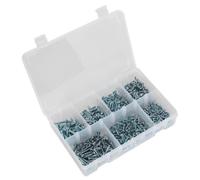 Sealey Ab060Sds Self Drilling Screw Assortment 500Pc Pan Head Phillips Zinc