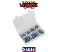 Sealey Self Drilling Screw Assortment 500pc Pan Head Phillips Zinc