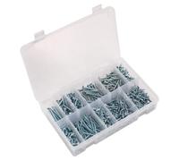 Sealey AB065STCP Self-Tapping Screw Assortment 600Pc Countersunk Pozi Zinc