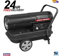 Sealey Space Warmer Kerosene/diesel Heater 100,000Btu/hr With Wheels