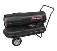 Sealey Space Warmer Paraffin/Kerosene/Diesel Heater 205, 000BTU/Hr with Wheels