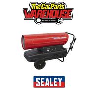 Sealey AB3412 340,000Btu/hr Space Warmer® Kerosene/Diesel Heater with Wheels