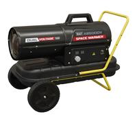 Sealey AB500DV Dual Voltage 240v/110 Kerosene or Diesel Space Heater