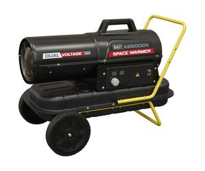 Sealey AB500DV Dual Voltage 240v/110 Kerosene or Diesel Space Heater