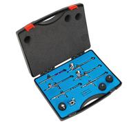 Sealey AB936 Mini Air Brush Kit 10Pc Gravity/Suction Feed