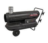 Sealey ABI1000 Indirect Space Warmer® Kerosene/Diesel Heater 102 000Btu/Hr With Wheels
