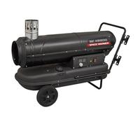 Sealey 68,000Btu/hr Indirect Space Warmer Kerosene/Diesel Heater with Wheels - ABI600