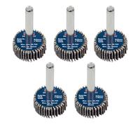 Sealey Abrasive Flap Wheel 60 x 30mm 40Grit 6mm Shaft High Quality Pack of 5